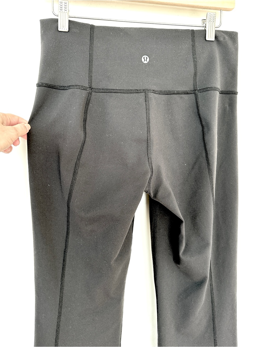 Lululemon Black High-Rise Performance Pants, Flared Leg